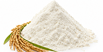 Wheat and rice flours