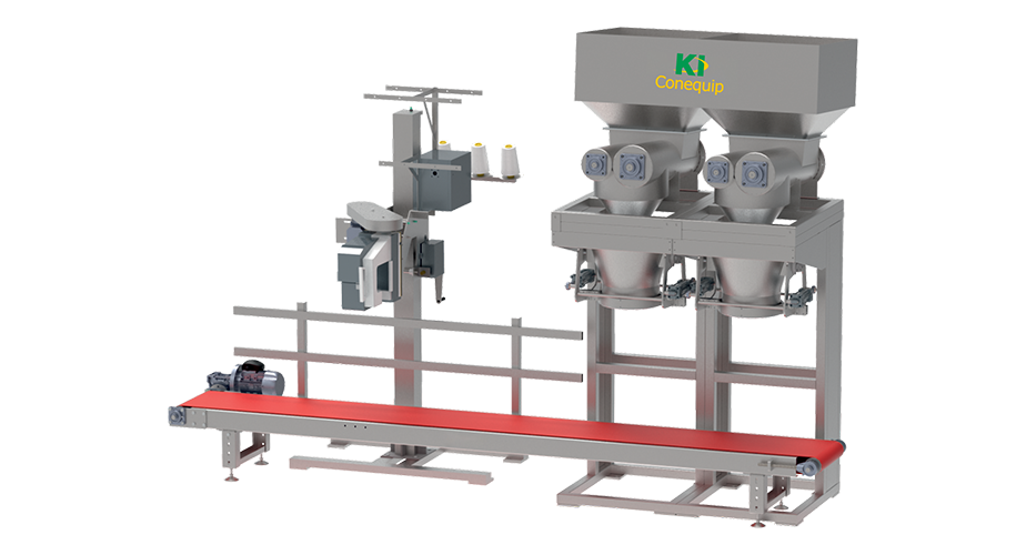Semi Automatic Double Head Powder Bag Filling Machines
